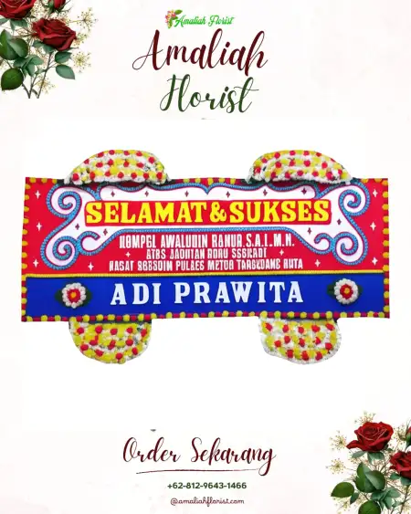 Papan Bunga Ucapan Selamat Kulim